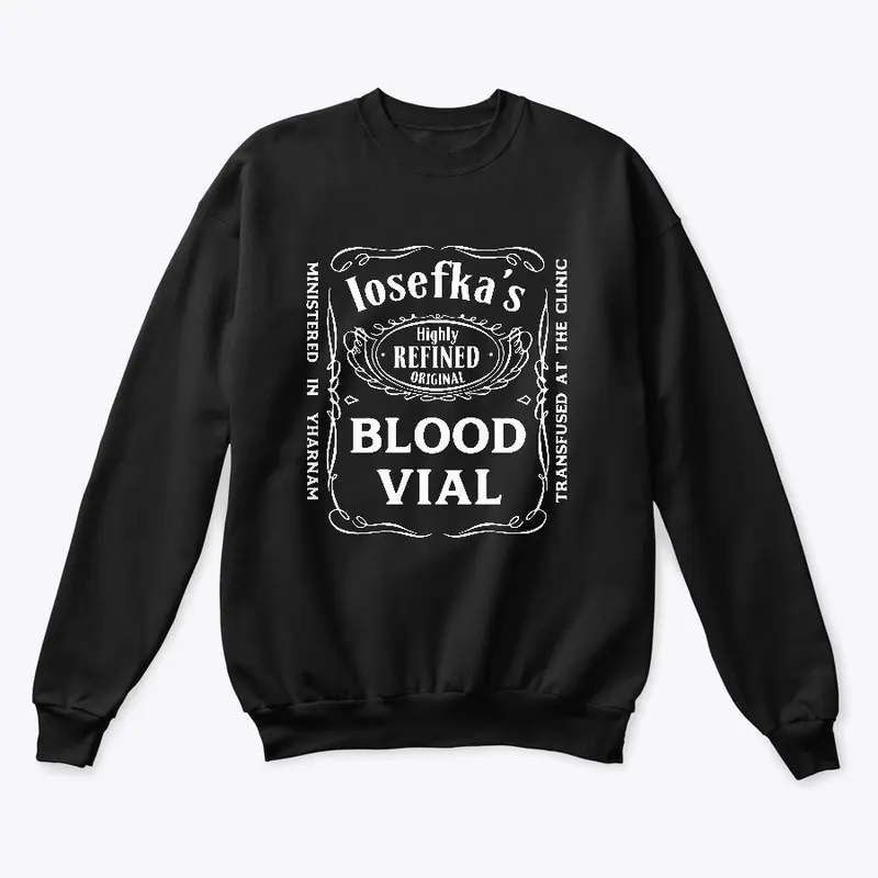 Blood Vial Crewneck Sweatshirt